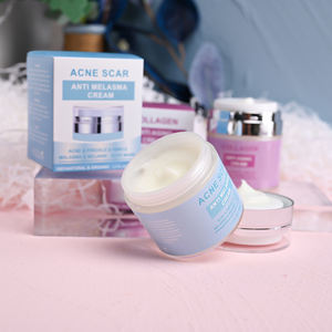 Crème pour le visage et les <span class=keywords><strong>mains</strong></span> au beurre de karité biologique naturel, vitamine C, éclaircissante, <span class=keywords><strong>anti</strong></span>-<span class=keywords><strong>taches</strong></span> brunes, <span class=keywords><strong>anti</strong></span>-âge, hydratante, traitement de l'acné, utilisation nocturne, tout usage - Product Image 4
