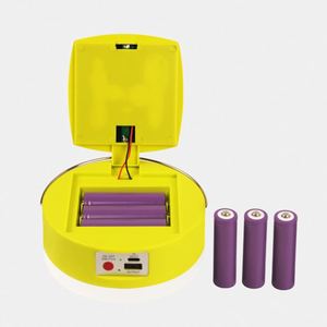 Mini projecteurs solaires portables avec source de lumière LED IP65, alimentation électrique, petite taille pour utilisation en extérieur - Product Image 4