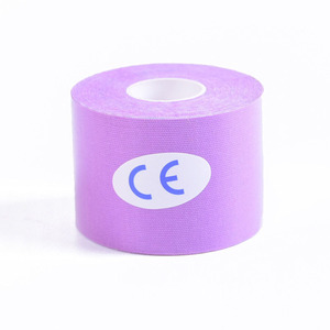 Cinta adhesiva de algodón para aliviar el dolor, cinceles elásticos transpirables para kinesiología, deportes atléticos, no látex, 10cm, 5m, CE - Product Image 3