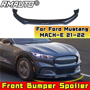 สปอยเลอร์กันชนหน้ารถยนต์ MACH-E ลายคาร์บอน สำหรับ Ford Mustang MACH-E 21-22 ฝาครอบกันชน อุปกรณ์ตกแต่งรถยนต์ - Product Image 1