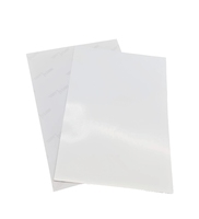 Haute qualité brillant enduit 100um papier auto-adhésif A4 jet d'encre PP 50 pièces matériel adhésif imprimable étiquette taille pour imprimante