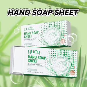 Hojas de jabón de viaje portátiles, hidratante, lavadora de manos, cuidado de la piel, hoja de papel Mini, hoja de jabón de manos con aroma a limón - Product Image 2