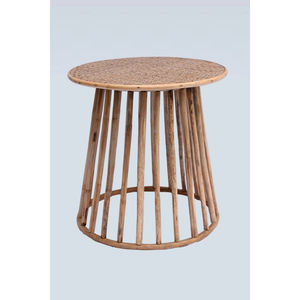 Mesa de centro redonda de madera de diseño elegante para apartamento, muebles para el hogar, en oferta a precio de mayorista. - Product Image 3