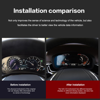 Dasbor pemutar Multimedia Panel instrumen LCD pengukur kecepatan untuk BMW 3 5 7 Series G30 G32 G11 X3 G01 X4 G02 2017-2019
