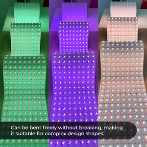 Feuille LED Flexible RVBW Extra Longue pour Sous-Plan de Travail, Panneau LED Flexible pour Marbre, Feuille LED Découpable - Product Image 2