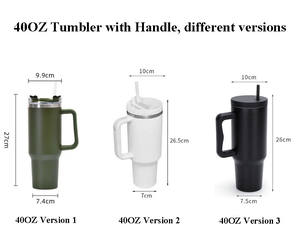 Gobelet de luxe en acier inoxydable ébloui par des diamants 40Oz Adventure Tumbler - Product Image 3