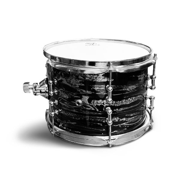 12\" Dual Zone Mesh Head Wooden Drum Pad for Electronic Drum Players