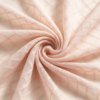 Tissu Jacquard Tissé 100% Polyester, Vente en Gros Usine, Durable, Doux, Poids Moyen, Anti-Plis, Largeur 98 pouces, pour Rideaux de Chambre et Fenêtres