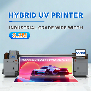 Impresora UV Híbrida de Gran Formato de Grado Profesional de 3.2m, Impresora de Inyección de Tinta Híbrida UV de Cama Plana y Tollo a Rollo 3,20 - Product Image 1