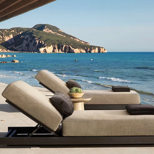 Chaise longue <span class=keywords><strong>de</strong></span> piscine en teck, mobilier d'extérieur, siège <span class=keywords><strong>de</strong></span> plage - Product Image 6