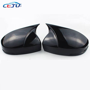 Глянцевые черные чехлы для зеркал заднего вида, для Honda Fit Jazz 3th RS GK5 GH7 GP5 GP5 2014-2020 - Product Image 5