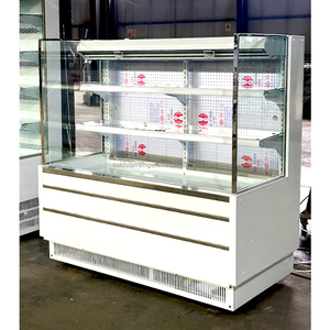 Refrigerador Comercial de 1.5m con Cortina de Aire Abierta, Refrigerador Multideck para Supermercados, Enfriador de Frutas, Verduras y Bebidas - Product Image 3