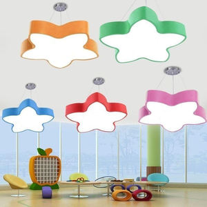 <span class=keywords><strong>Luce</strong></span> della stella dei bambini coloratissimo lampadario a LED a cinque punte per l'illuminazione educativa dell'aula di asilo nido - Product Image 3
