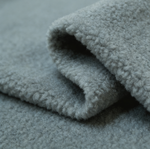 Tissu polaire GRS certifié, 100 % polyester, doux, bouclé, tissé, double face, épais, coupe-vent, pour canapé et filles - Vente chaude - Product Image 4