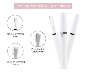 2022 elettrico sopracciglio trimmer barba Trimmer viso mento sopracciglio rasoio viso capelli trimmer ricaricabile lady epilator - Product Image 2