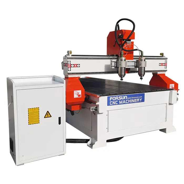 Fabrika fiyat Cnc oyma makinesi 2 mil 1325 çok kafaları ahşap CNC Router/yönlendirici cnc makinesi