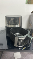 Friteuse à air intelligente mécanique haut de gamme noire et argentée 15L pour familles, de la marque Cosori, vente en gros