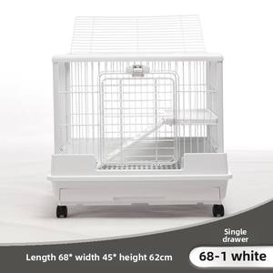 <span class=keywords><strong>Cage</strong></span> à lapin de luxe Riyoka 100 cm à double tiroir, villa pour lapin 80 cm, violet, maison Ruiyou, anti-éclaboussures d'urine, motif solide, <span class=keywords><strong>cage</strong></span> pour animaux de compagnie - Product Image 2