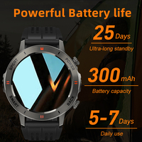 SENBONO Éxito de Ventas Smartwatch S81PRO para Hombre con Llamadas, Ritmo Cardíaco, Resistente al Agua, Batería Grande y Esfera Redonda para iOS y Android