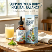 Complément Liquide Naturel de Drainage Lymphatique – Mélange Botanique Herbal pour le Bien-être, Soutient la Détoxification et la Purification – Marque Privée OEM