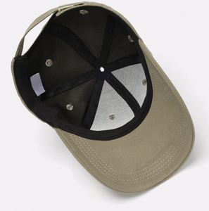 Casquettes de baseball sportives et formelles en coton à 6 panneaux, couleur unie, personnalisables, unisexe, vente en gros, OEM - Product Image 3