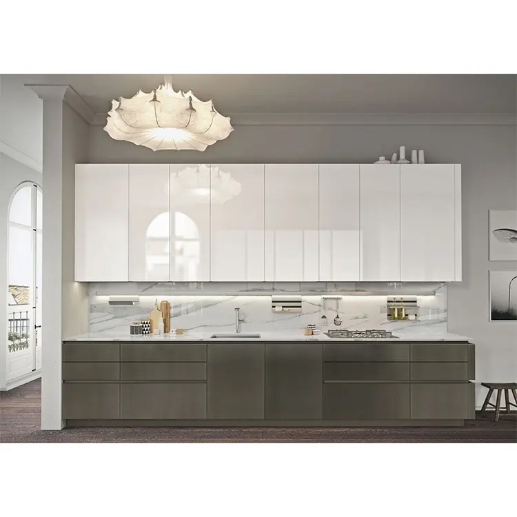 balom Furniture kitchen/ modern full set home Design Kitchen Cabinet Model