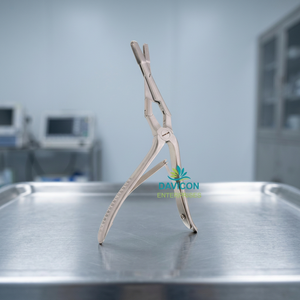 เครื่องมือผ่าตัดทางหู คอ จมูก คุณภาพสูง ยี่ห้อ DAVICON รุ่น Middleton-Jansen แบบตัดผ่าน (Through-Cutting)  สำหรับจับและตัดเนื้อเยื่อ  ทำจากสแตนเลส  ใช้งานด้วยมือ - Product Image 2