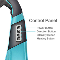 Masseur électrique 3D pour le cou et les épaules, forme shiatsu, rechargeable, design créatif, OEM/ODM, impulsion, shiatsu, ceinture de massage