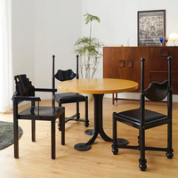Chaise de salle à manger moderne à dossier haut Jingji Feng Art, chaise de loisirs individuelle en bois massif, réglable pour la cuisine