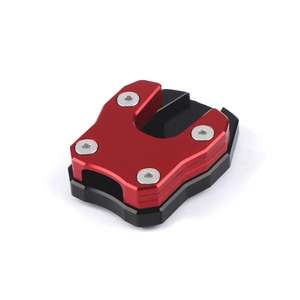 Accessoires de moto modifiés CNC, acier inoxydable et alliage d'aluminium, support latéral antidérapant en caoutchouc, disponible en plusieurs couleurs - Product Image 5