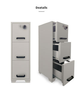 Armario de oficina de metal resistente al fuego, archivador de acero, 2, 3 y 4 cajones - Product Image 4