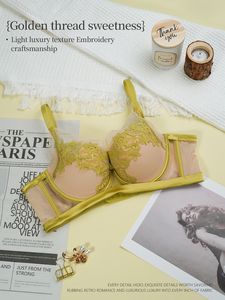 Custom <b>Sexy</b> Lace <b>Lingerie</b> for <b>Women</b> Breathable Knitted Wire-Free Solid Pattern Embroidered Brand Logo Cup Direct Factory - Product Image 3