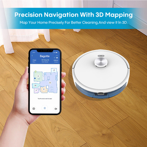 Robot Aspirador Bagotte Germany con Función de Autovaciado, Aspiradora para Limpieza de Pisos Secos y Húmedos, Robot Aspirador para Hogar y Hotel - Product Image 4
