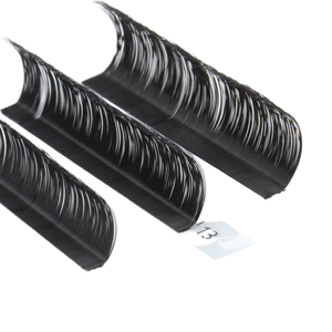 Đặc biệt quăn l-lông mi tổng hợp tóc tay làm tự nhiên dài L/L + Curl Lông mi giả mở rộng Faux Mink Matte Đen lông mi - Product Image 2