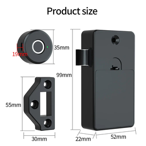 An ninh USB sinh trắc học Keyless từ <span class=keywords><strong>Locker</strong></span> với đồ nội thất tủ nhỏ vân tay điện tử thông minh khóa tủ - Product Image 5