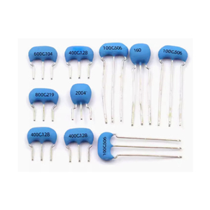 CSTLS8M00G53-B0 4MHZ 6MHZ 8MHZ 10MHZ 16MHZ 20MHz คริสตัลออสซิลเลเตอร์เซรามิกแบบเสียบตรง 3 ขา DIP-3 - Product Image 1