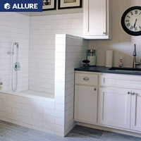 Ensemble de meubles de salle de bain Allure 30 pouces avec miroir, lavabo simple européen, marbre italien, style moderne pour hôtel