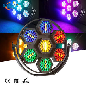 Sailwin DJ Lumières LED Rétro Lumière 7X60W COB Pixel RGBW LED Vintage Mini LED Matrice et Projection Faisceau Lumières pour Événement Sur Scène - Product Image 1