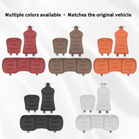Coussins de siège de voiture en cuir Nappa et mousse à mémoire de forme, adaptés à toutes les saisons et réduisant la fatigue lors des longs trajets
