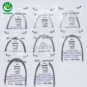 Filo per arco ortodontico rotondo rettangolare Niti termoattivo - Product Image 2