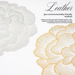 Napperons de Noël Zifeifan de luxe modernes réutilisables en PVC, imperméables, pour <span class=keywords><strong>d</strong></span>écorations de table de fêtes, <span class=keywords><strong>d</strong></span>îners, forme irrégulière, épaisseur 1,5 mm - Product Image 2