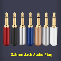 Connecteur Jack 3,5 mm Prise 3 pôles Stéréo 3,5 mm Connecteurs de microphone DIY Câble pour écouteurs Haut-parleur Multicolore 3 5 mm Jacks