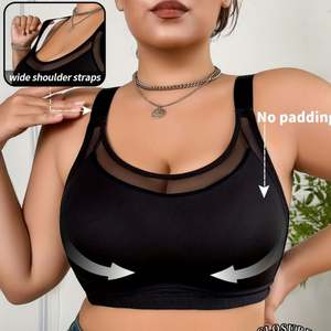 Sujetador push-up deportivo de moda de alta calidad, transpirable, sin aros, para chicas adolescentes, correas ajustadas, colores puros, Escuela suave para jóvenes - Product Image 1
