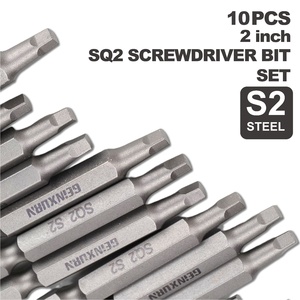 Geinxurn ชุดไขควง SQ2 <span class=keywords><strong>2</strong></span>นิ้ว50มม. หลายดอกไขควงขนาดเล็กเกรดอุตสาหกรรมพร้อมที่จับเหล็กขนาด100ชิ้น - Product Image 4