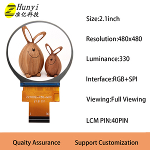 Sıcak toptan <span class=keywords><strong>2</strong></span>.1 inç dairesel ekran ST7701SN denetleyici SPI + RGB arayüzü BOE <span class=keywords><strong>2</strong></span>.1 ''480x480 yuvarlak LCD modülü - Product Image 4