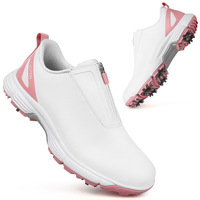 Chaussures de golf professionnelles pour femmes Lechuang THESTRON, imperméables, antidérapantes, confortables, semelle en caoutchouc, doublure en coton, entraînement sportif