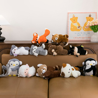 Sac à dos en peluche super mignon en forme 3D, jouet en peluche multi-tailles, doux pour la peau, adorables peluches tendance, fabricants
