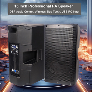Wholesale <strong>Large</strong> 15 Inch Stage Blue Tooth Portable <strong>Speakers</strong> System DSP Amplifier Professional Active Wireless <strong>bluetooth</strong> <strong>Speaker</strong> - Product Image 2