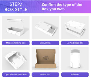 Caja de Regalo de Cartón Rígido con Tapa Abatible y Doble Puerta, Personalizada con Logotipo, para Perfumes, Cuidado de la Piel, con Cinta Decorativa - Product Image 6