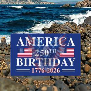 Drapeau personnalisé USA 250e anniversaire 3 x 5 pieds avec œillets, impression numérique, bannière patriotique pour l'extérieur - Product Image 3